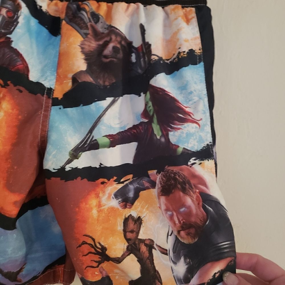 Marvel Avengers Infinity War Boys Swim Trunks - Picture 9 of 10
